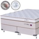 Ver imagem 4 de Cama Box Casal Bioquântico Magnético Vibro Zen Fa Maringá, -  Bege, Tamanho: Casal