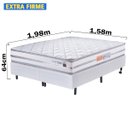 Ver imagem 2 de Cama Box Comendador D45 Queen Fa Maringá 158x198, -  Branca, Tamanho: Queen