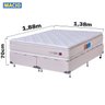 Cama Box Newport Casal Fa Maringá 138x188x07 - Bege, Tamanho: Casal - 2