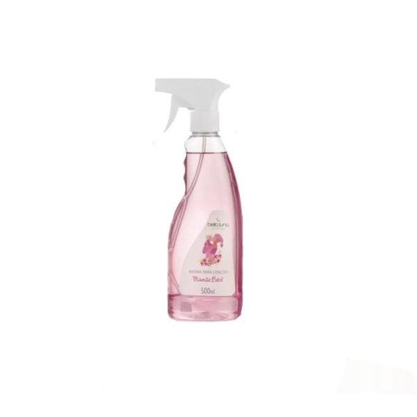 Aroma para Lençóis Mamãe Bebê 500ml - Bella Luna, Cor: Rosa, Tamanho: 500ml - 1