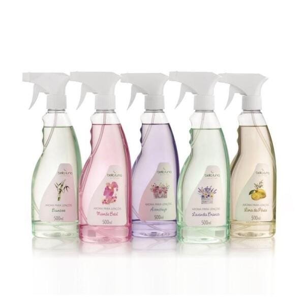Aroma para Lençóis Mamãe Bebê 500ml - Bella Luna, Cor: Rosa, Tamanho: 500ml - 5