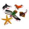 Animais De Borracha Oceano Mar Peixe Tubarão 15 Peças - 4