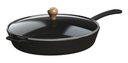 Ver imagem 1 de Frigideira Gourmet Cabo Ferro Tampa Vidro Libaneza 30 Cm