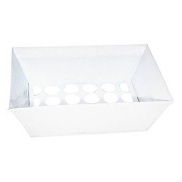 Lixeira de Rua Modelo Retangular 60cm Branca - 2