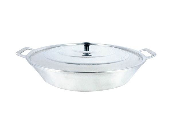 Frigideira Panela Alça de Alumínio Fundido Polida 36cm - 1