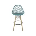 Ver imagem 3 de Banqueta Kaila - Azul Petróleo