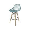 Ver imagem 1 de Banqueta Kaila - Azul Petróleo