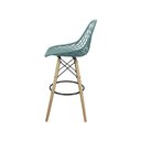 Ver imagem 2 de Banqueta Kaila - Azul Petróleo