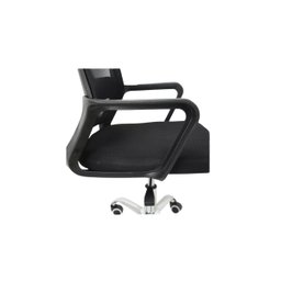 Cadeira de Escritório Trevalla Tl-cde-35-1 Ergonômica Preta com Estofado de Malha - 5