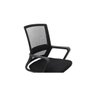 Cadeira de Escritório Trevalla Tl-cde-35-1 Ergonômica Preta com Estofado de Malha - 4