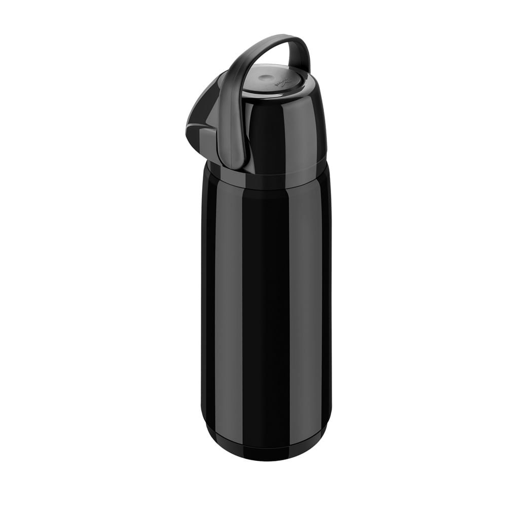 Garrafa Térmica Air Pot 1,8L Slim Pressão Preto Invicta - 3