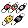 5 Mascara Ursinho Naruto Panda Dragon Ball Titan nerd - Preto - 1