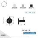 Ver imagem 6 de Cabide Prata para Banheiro Linha Athenas de Luxo 1010at.prpl