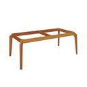 Ver mais imagens de Conjunto para Sala de Jantar 8 Lugares Madeira Maciça com Mesa Tampo Vidro/MDF e 8 Cadeiras Teladas
