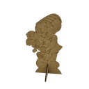 Ver imagem 3 de 05 Centro de Mesa Enfeite Mdf Monica 20cm Decoração Festa