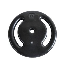 Anilha Ferro Fundido Emborrachada Fitness Academia 25,0 Kg - 1