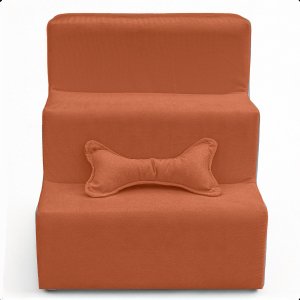 Escada de Cachorro Escadinha Pet Gato Rampa 3 Degrais Veludo