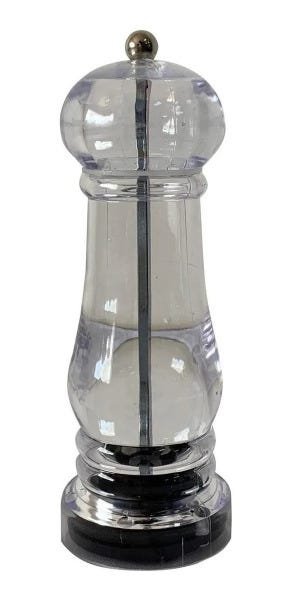 Moedor De Pimenta Sal Grosso Grão Condimento Acrílico Transp - 2