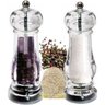 Moedor De Pimenta Sal Grosso Grão Condimento Acrílico Transp - 1