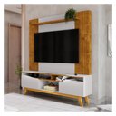 Ver imagem 3 de Estante Atalaia para Tv até 75 Polegadas 2 Portas Naturalle Off White Bechara