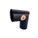 Ver imagem 1 de Joelho Para Tubo De Chaminé Preto Diâmetro 10cm