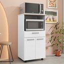 Ver imagem 1 de Balcão de Cozinha Duplo para Microondas 2 Portas Duo K02 Supremo - Mpozenato