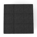 Ver mais imagens de Kit 02 Puffs Decorativos Para Sala de Estar Quadrado Milano 90x90cm W01 Linho Chumbo - Lyam Decor