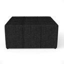 Ver imagem 7 de Kit 02 Puffs Decorativos Para Sala de Estar Quadrado Milano 90x90cm W01 Linho Chumbo - Lyam Decor