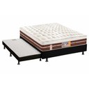 Ver imagem 1 de Cama Box C/auxiliar Casal: Colchão Castor Pocket Silver Star Air Híbrido + Base Black(138x188)