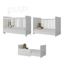 Ver imagem 5 de Quarto Completo com Colchão e Poltrona de Amamentação Pimpolho Mp4091 Branco/bege Branco/bege