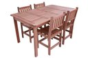 Ver imagem 4 de Mesa Retangular Madeira Maciça com 4 Cadeiras Western