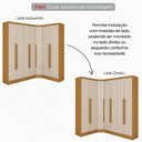 Ver imagem 4 de Guarda-Roupa de Canto Modulado MDF 410cm Safira 7 Portas 9 Gavetas Una Mobília