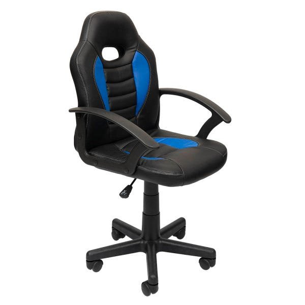 Cadeira Gamer Infanto-Juvenil Giratória Azul | MadeiraMadeira