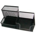 Ver imagem 1 de Kit 2 Porta Lapis Escritório Mesa Porta Lápis 3 Divisória