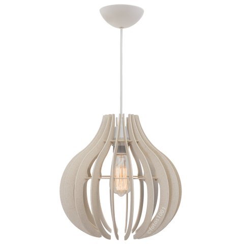 Pendente Lótus Poptem com lâmpada st58 220v mármore