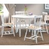 Conjunto de Mesa Sala de Jantar Oitavada com 4 Cadeiras Madeira Maciça Foz Branco - Piratini - 2