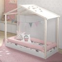 Ver imagem 4 de Mini Cama Montessoriana Infantil Montessoriana Infantil Montessoriana Sky Espresso Móveis Branco/Giz