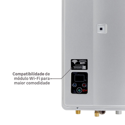 Aquecedor de Água a Gás Rinnai E27 Feh 27 Litros Bivolt Digital Prata - Glp (gás de Botijão) - 6