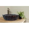 Cuba Pia Lavabo Alto Padrão Luxo Pedra Natural Rústica - 1