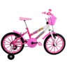 Bicicleta Aro 16 Cross Feminina Mila Pink Words - 2