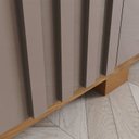Ver imagem 7 de Guarda-roupa Casal 6 Portas 4 Gavetas com Detalhes Ripados Ávila