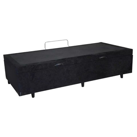 Cama Box Baú Solteiro + Colchão Portobel Viena D23 60x88x188