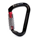 Ver imagem 2 de Mosquetão Usclimb Alumínio D Trava Tripla Keylock 28kn Ce Uiaa Nbr