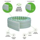 Ver imagem 4 de Painel Ripado Laminado de Eva Autocolante Flexível Rolo 5mt Verde