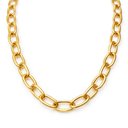 Ver imagem 1 de Corrente Elos Correntaria - Banhado em Ouro 18k