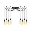Ver imagem 1 de Lustre Aranha com 8 Pendentes de 2 M + Soquetes