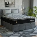 Ver imagem 7 de Cama Box Baú Queen + Colchão Comfort Class Pillow Top Preto/suede Cinza