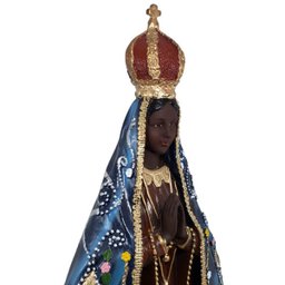 Imagem 45 cm Nossa Senhora Aparecida Resina Tradicional - 2