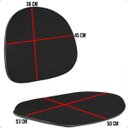 Ver imagem 4 de Cadeira Caixa Alta Balcão Recepção Executiva com Rodízios