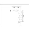 CLOSET COMPLETO - EM L 10, COM CABIDEIRO, PRATELEIRAS, GAVETAS SAPATEIRA DE PISO - 2